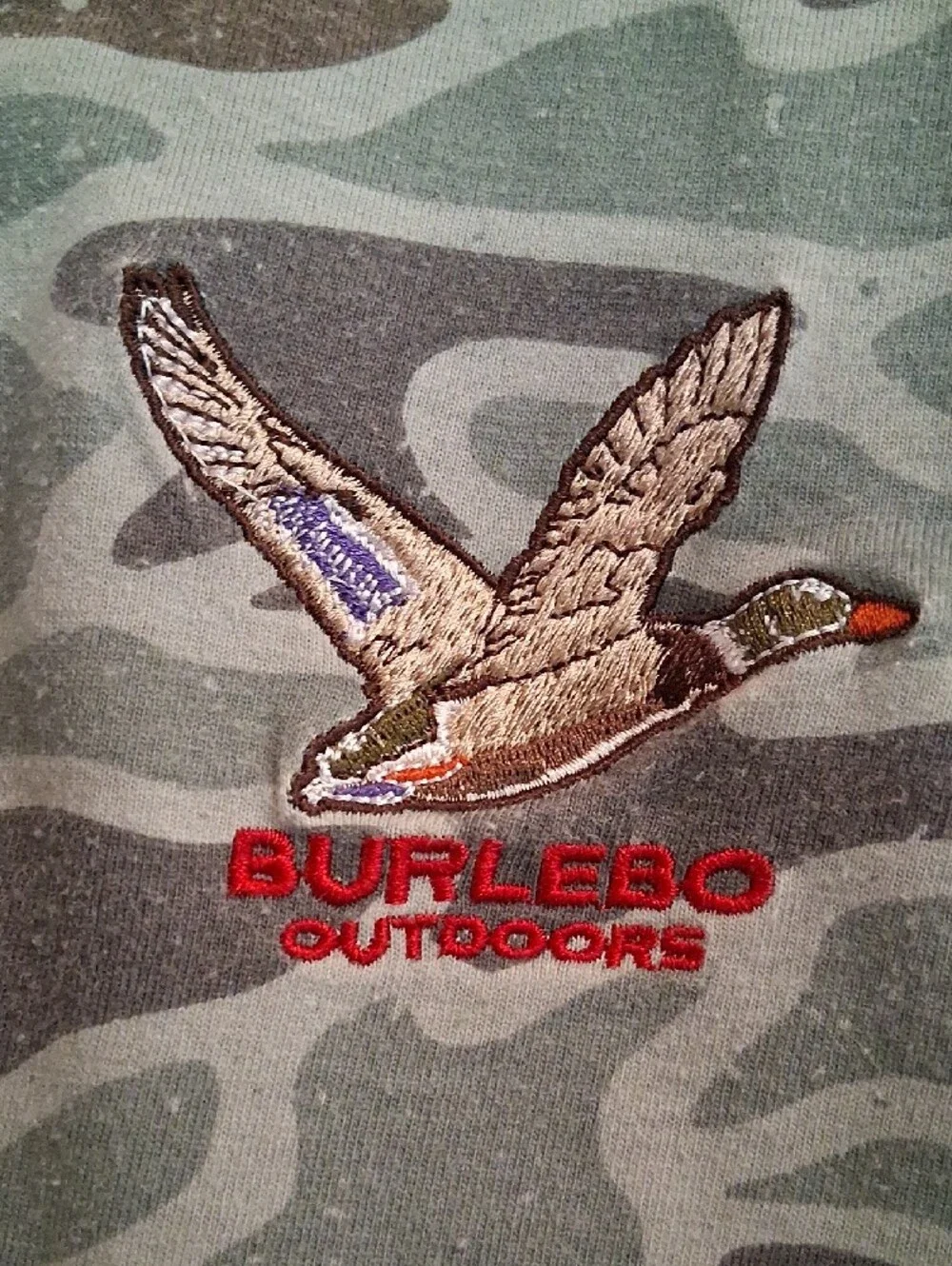 BURLEBO Green Retro Camo Tee - Picture 2 of 5